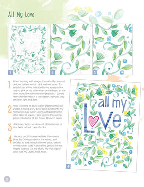 Fox Chapel Publishing - Just Add Watercolor Happy Thoughts - Easy Beginner Guide - The Merri Artist - merriartist.com