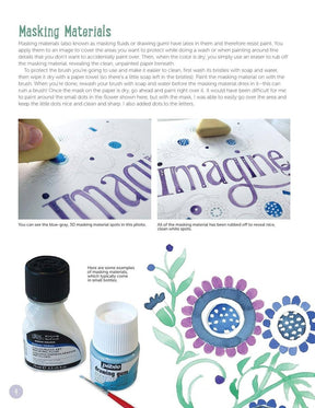 Fox Chapel Publishing - Just Add Watercolor Happy Thoughts - Easy Beginner Guide - The Merri Artist - merriartist.com