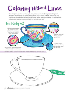 Fox Chapel Publishing - Let's Get Creative With Markers - A Comprehensive Guide - The Merri Artist - merriartist.com