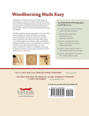 Fox Chapel Publishing - Little Book of Pyrography - Techniques Pocket Guide - The Merri Artist - merriartist.com