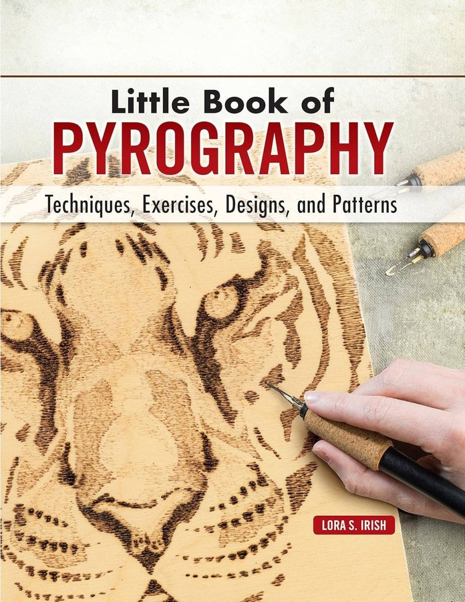 Fox Chapel Publishing - Little Book of Pyrography - Techniques Pocket Guide - The Merri Artist - merriartist.com