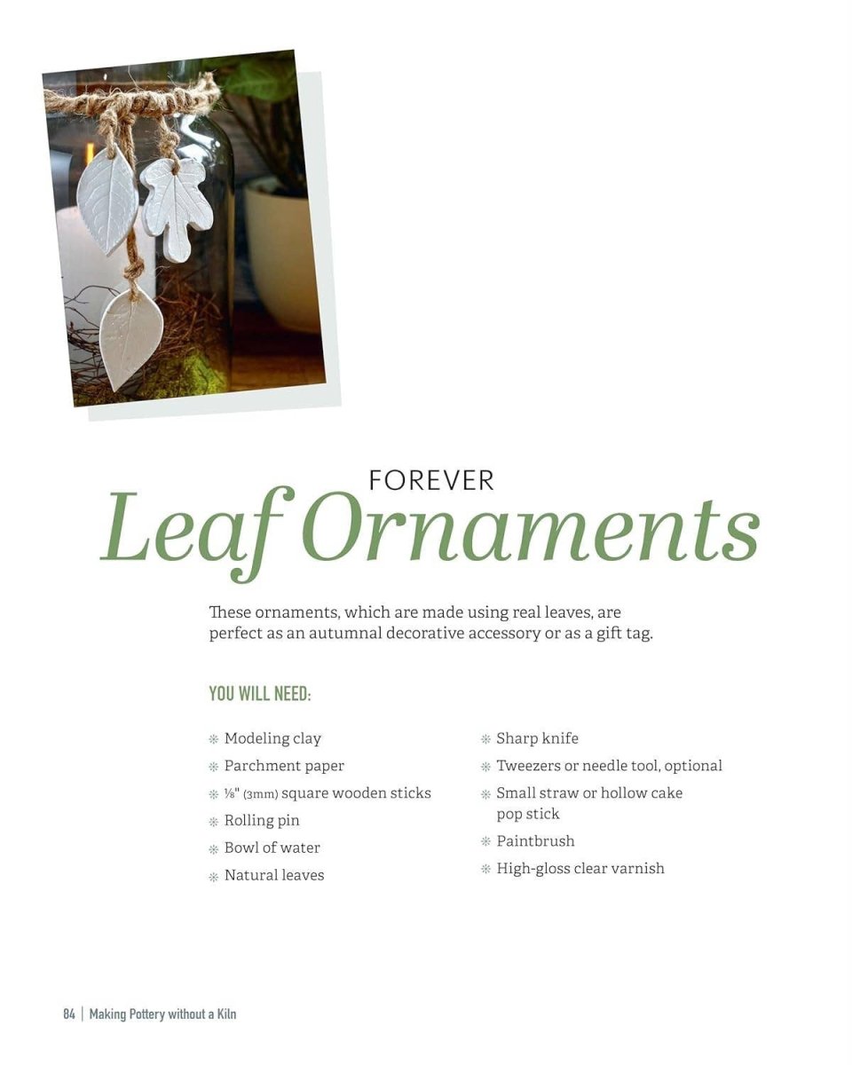 Fox Chapel Publishing - Making Pottery without a Kiln - Happy Little Projects to Make - The Merri Artist - merriartist.com
