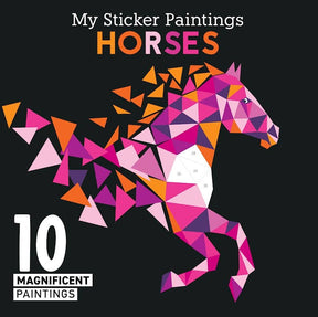 Fox Chapel Publishing - My Sticker Paintings: Horses - Children's Activity Book - The Merri Artist - merriartist.com