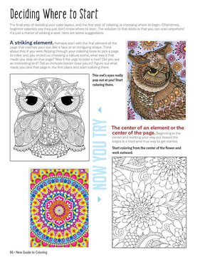 Fox Chapel Publishing - New Guide to Coloring for Crafts & Adult Coloristas - The Merri Artist - merriartist.com