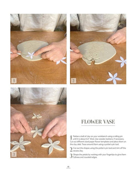 Fox Chapel Publishing - No Kiln, Handbuilding Clay Projects - Elegant Projects - The Merri Artist - merriartist.com