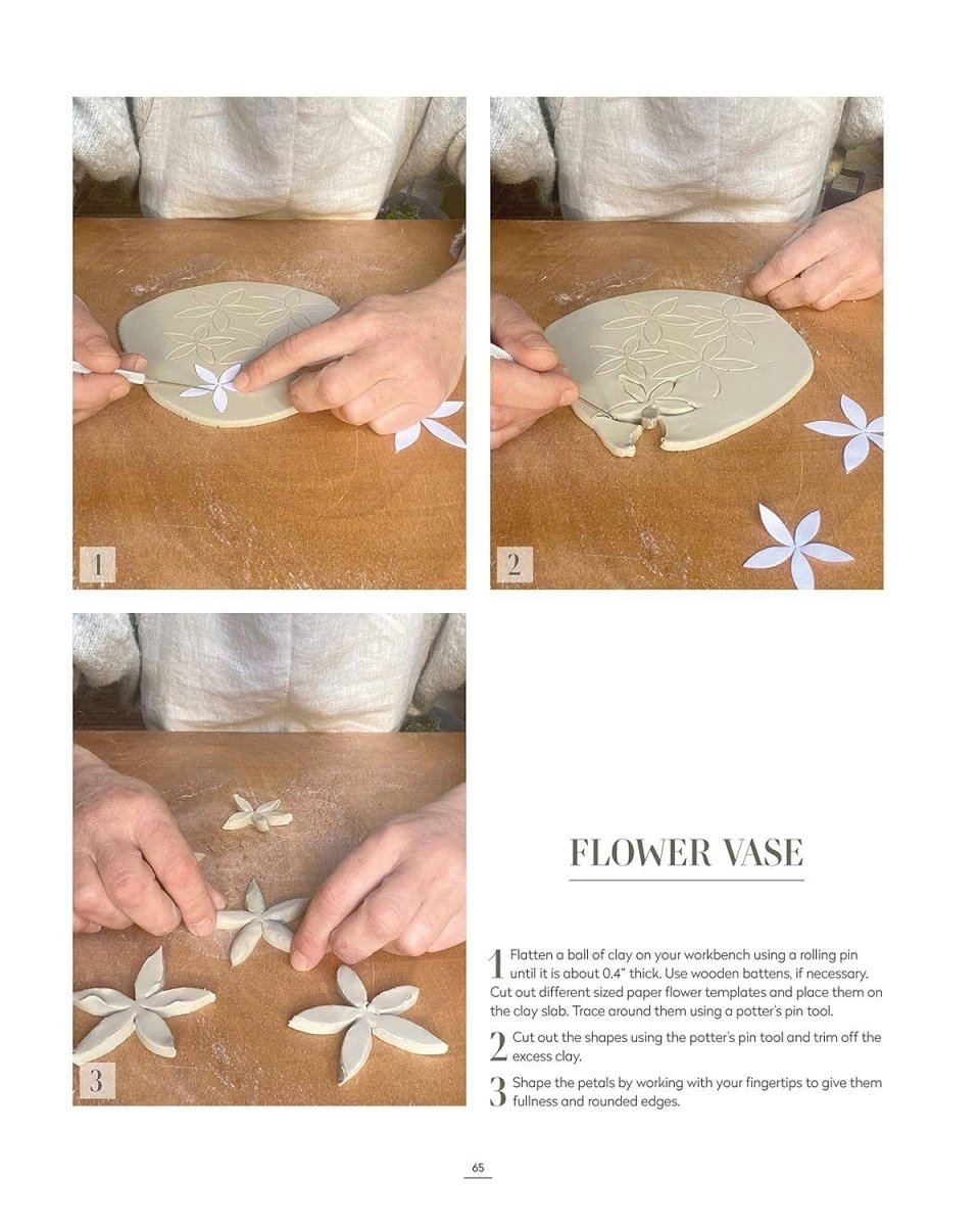 Fox Chapel Publishing - No Kiln, Handbuilding Clay Projects - Elegant Projects - The Merri Artist - merriartist.com