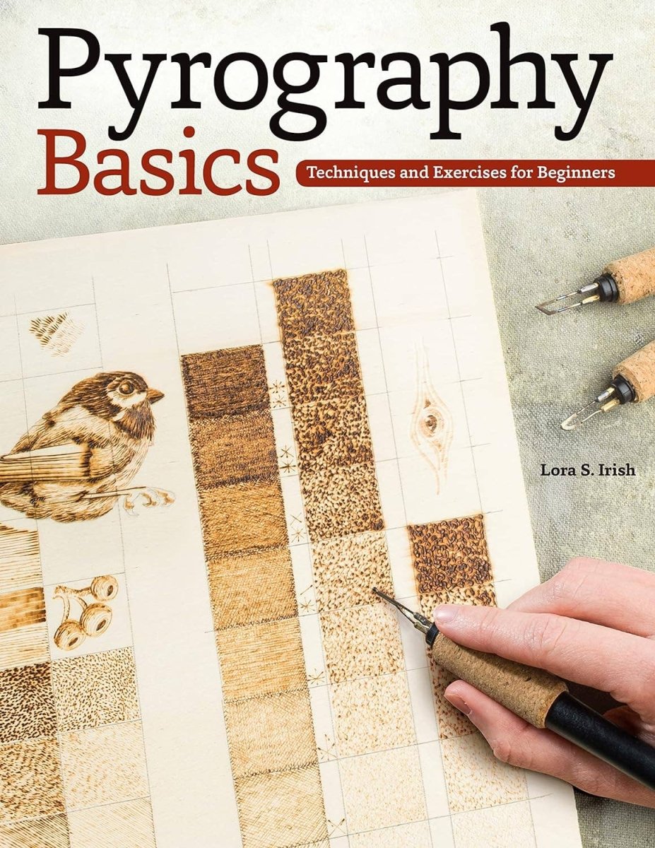 Fox Chapel Publishing - Pyrography Basics - Techniques & Exercises for Beginners - The Merri Artist - merriartist.com