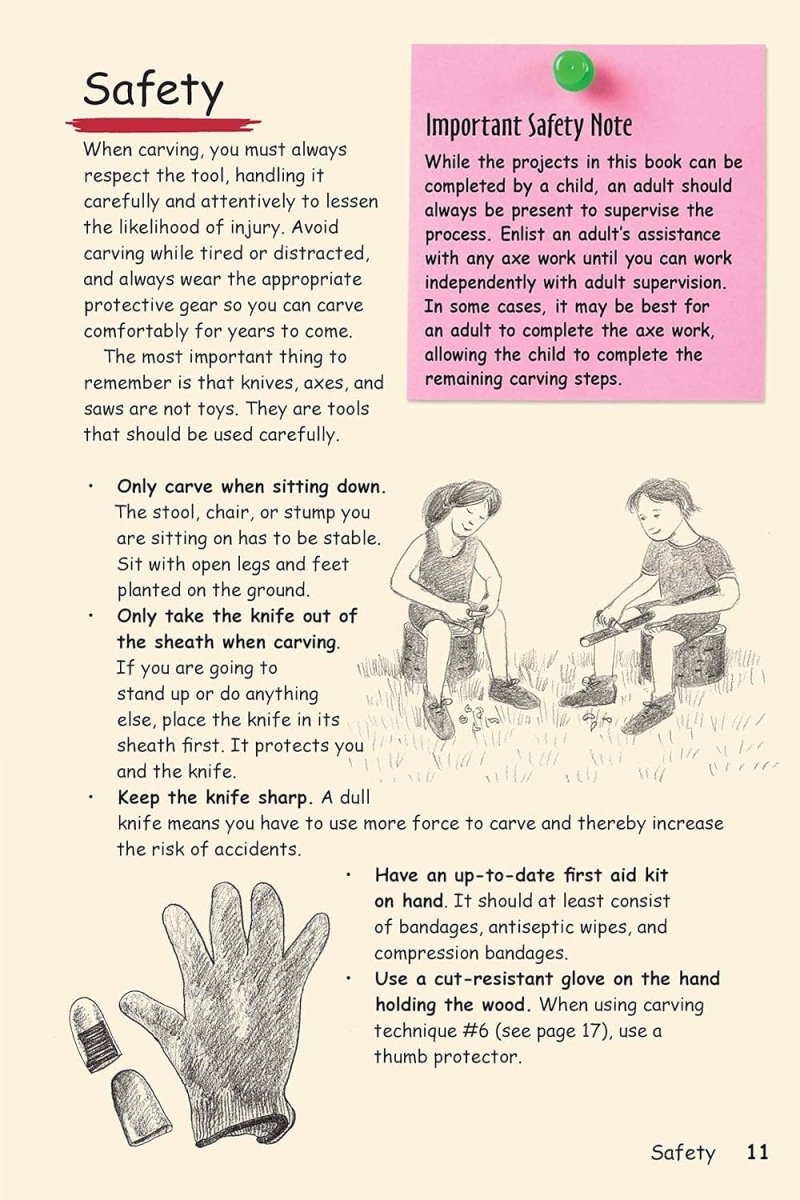 Fox Chapel Publishing - Quick & Easy Whittling for Kids - 18 Projects to Make - The Merri Artist - merriartist.com