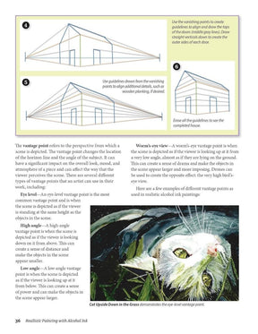 Fox Chapel Publishing - Realistic Painting with Alcohol Ink - Intermediate & Advanced - The Merri Artist - merriartist.com