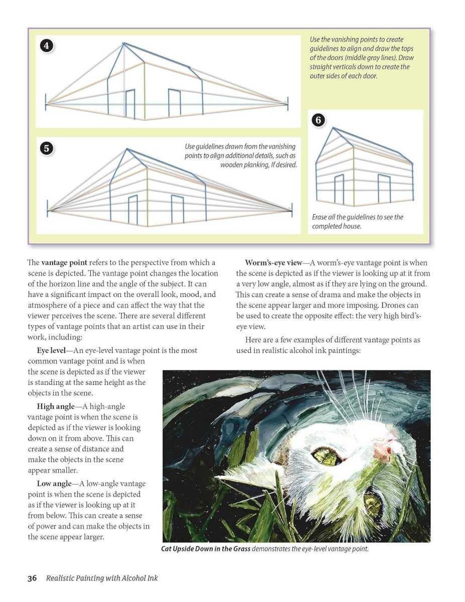 Fox Chapel Publishing - Realistic Painting with Alcohol Ink - Intermediate & Advanced - The Merri Artist - merriartist.com