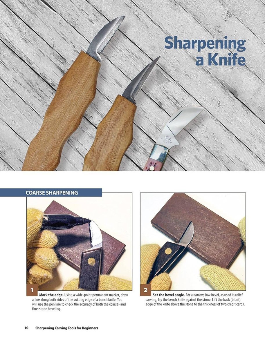 Fox Chapel Publishing - Sharpening Carving Tools for Beginners - Care Guide - The Merri Artist - merriartist.com