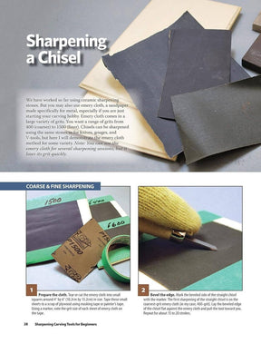 Fox Chapel Publishing - Sharpening Carving Tools for Beginners - Care Guide - The Merri Artist - merriartist.com