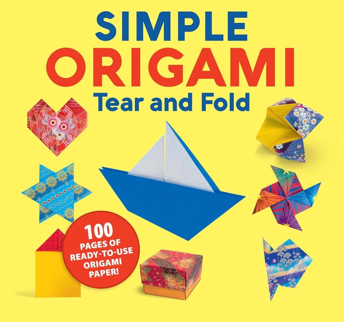 Fox Chapel Publishing - Simple Origami Tear and Fold Book - Create Easy Fun Projects! - The Merri Artist - merriartist.com