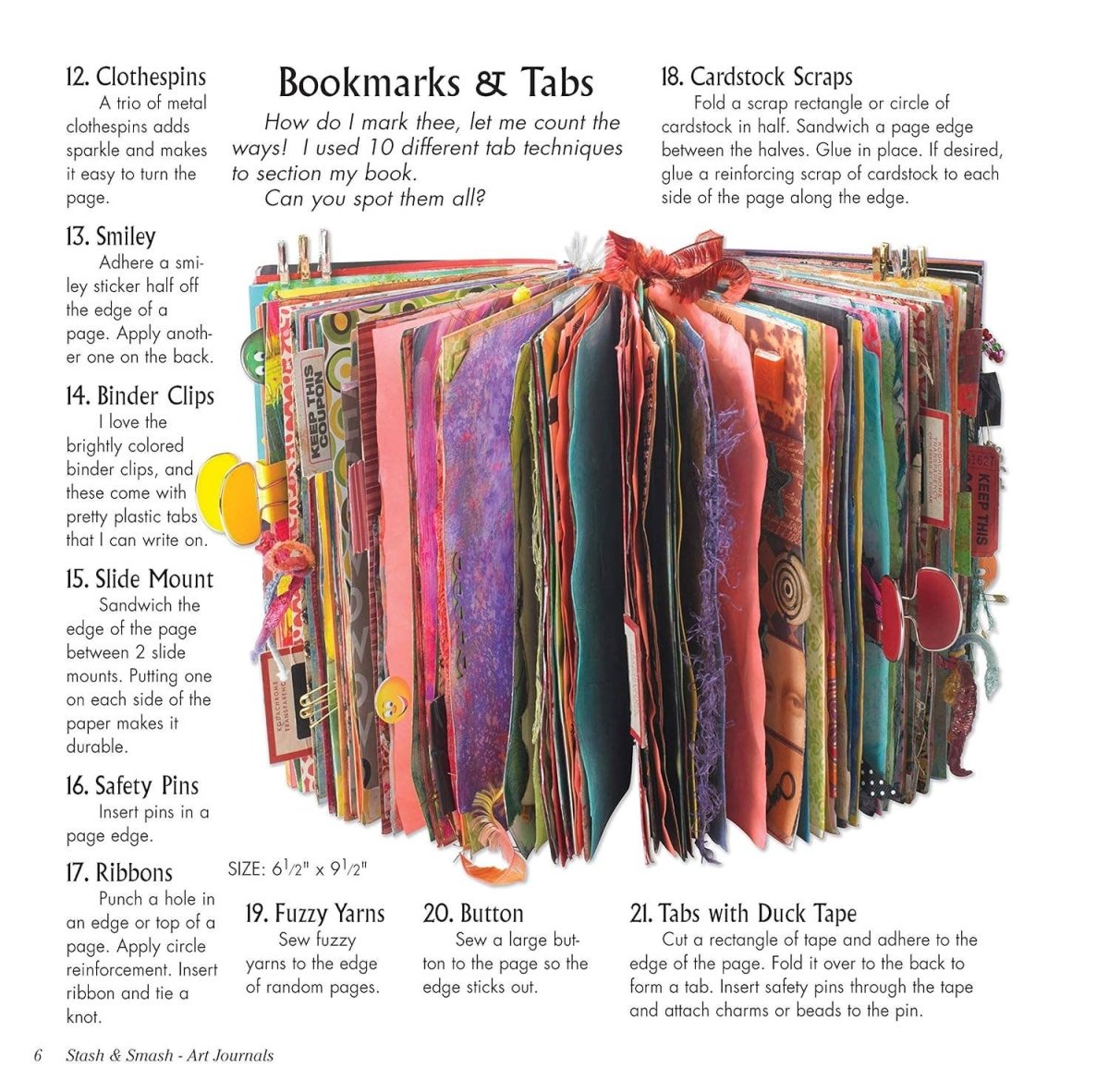 Fox Chapel Publishing - Stash & Smash: Art Journal Ideas - The Merri Artist - merriartist.com