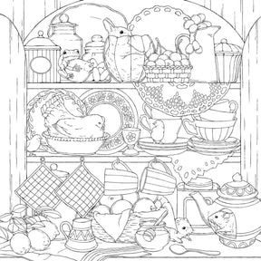 Fox Chapel Publishing - Symphony of Cute Animals - A Curious Coloring Book Adventure - The Merri Artist - merriartist.com