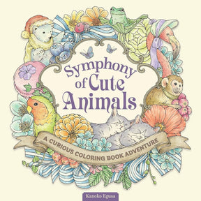 Fox Chapel Publishing - Symphony of Cute Animals - A Curious Coloring Book Adventure - The Merri Artist - merriartist.com