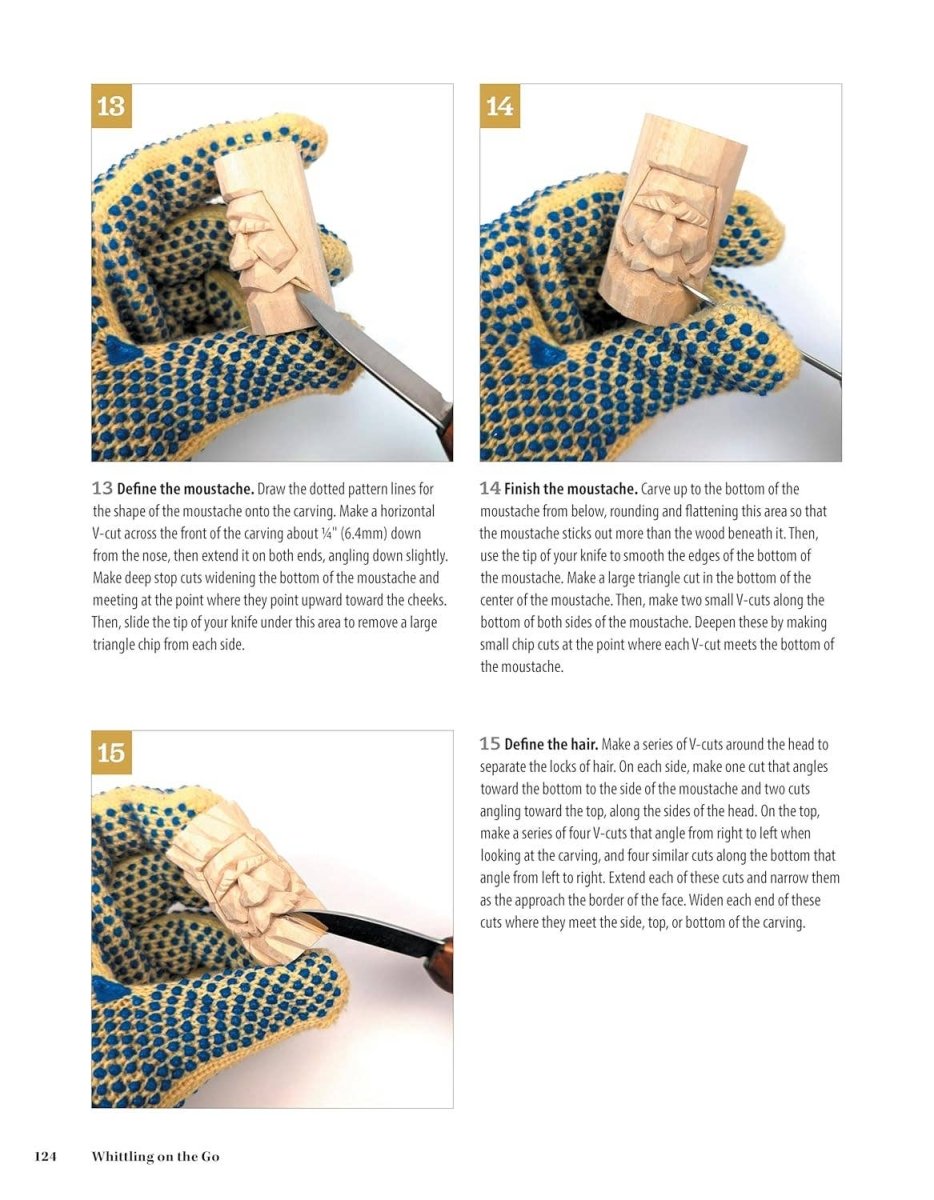 Fox Chapel Publishing - Whittling On the Go - 13 Easy - to - Learn Woodcarving Projects - The Merri Artist - merriartist.com