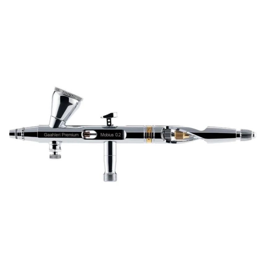 Gaahleri Premium Series Airbrush - GHPM Mobius 0.2mm - The Merri Artist - merriartist.com