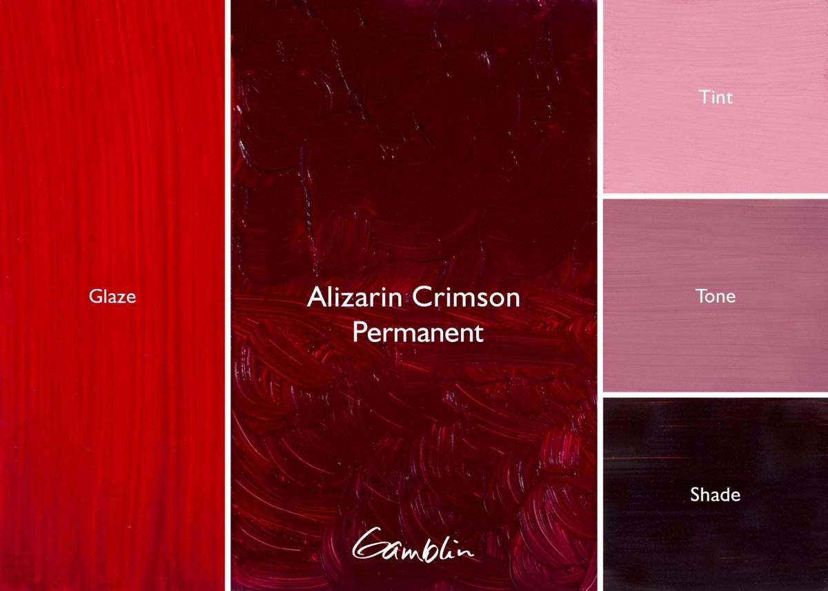 Gamblin 1980 Oil Color - 150ml - Alizarin Crimson - The Merri Artist - merriartist.com