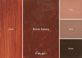 Gamblin 1980 Oil Color - 150ml - Burnt Sienna - The Merri Artist - merriartist.com