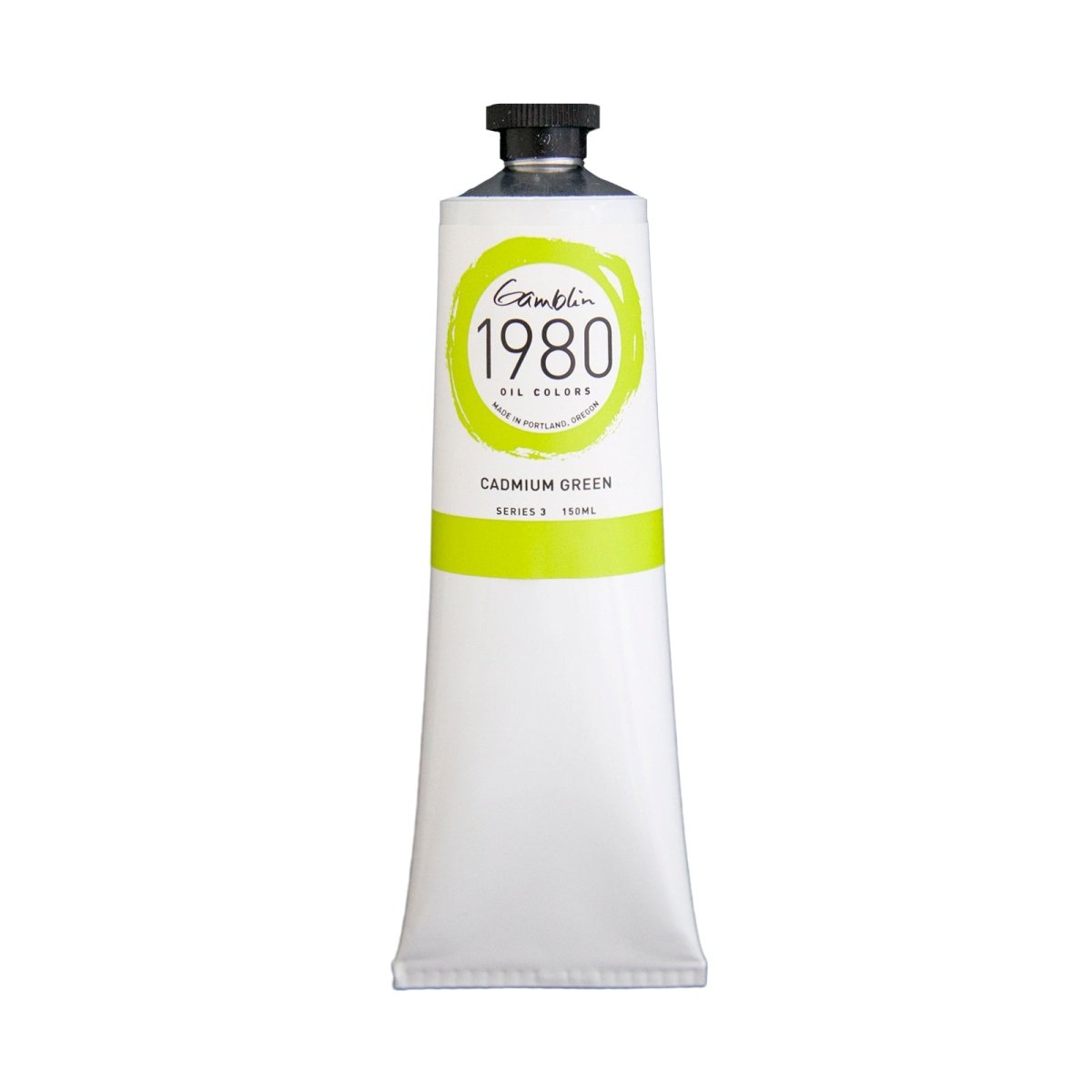 Gamblin 1980 Oil Color - 150ml - Cadmium Green - The Merri Artist - merriartist.com