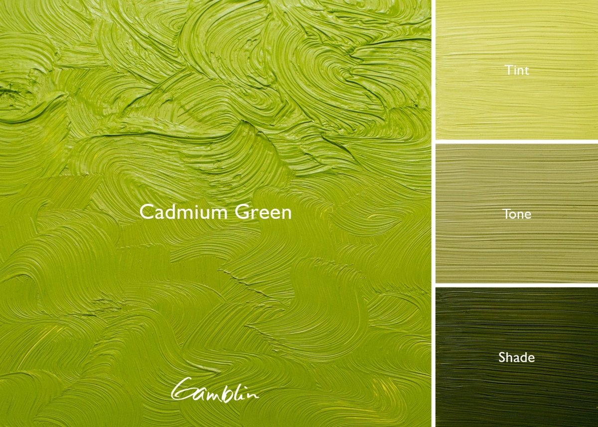 Gamblin 1980 Oil Color - 150ml - Cadmium Green - The Merri Artist - merriartist.com