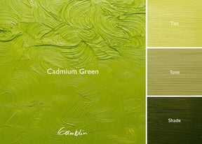 Gamblin 1980 Oil Color - 150ml - Cadmium Green - The Merri Artist - merriartist.com