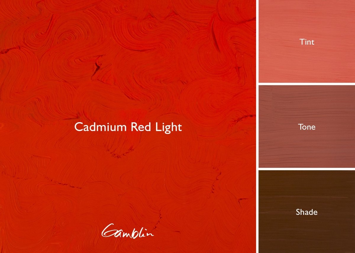 Gamblin 1980 Oil Color - 150ml - Cadmium Red Light - The Merri Artist - merriartist.com