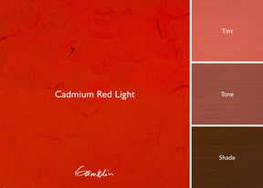 Gamblin 1980 Oil Color - 150ml - Cadmium Red Light - The Merri Artist - merriartist.com