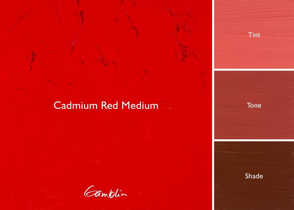 Gamblin 1980 Oil Color - 150ml - Cadmium Red Medium - The Merri Artist - merriartist.com