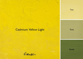 Gamblin 1980 Oil Color - 150ml - Cadmium Yellow Light - The Merri Artist - merriartist.com
