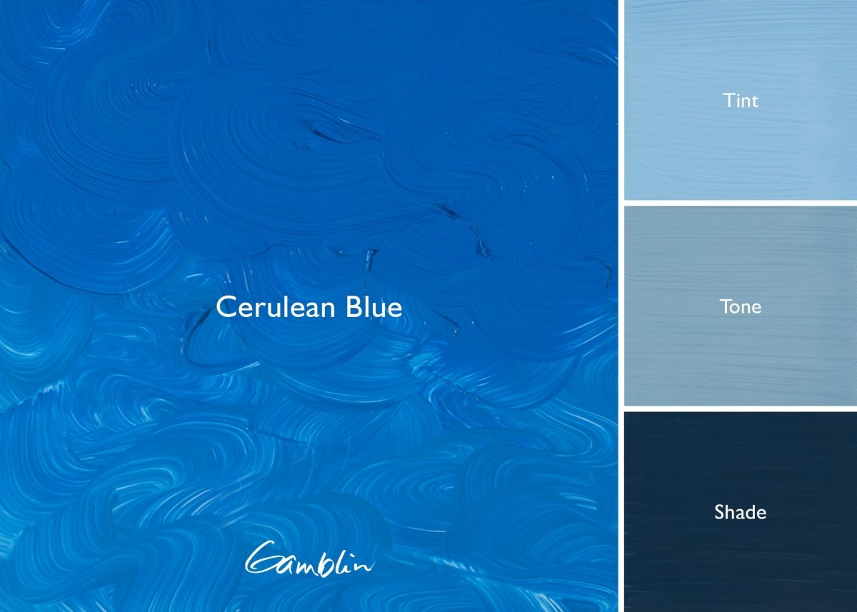 Gamblin 1980 Oil Color - 150ml - Cerulean Blue - The Merri Artist - merriartist.com