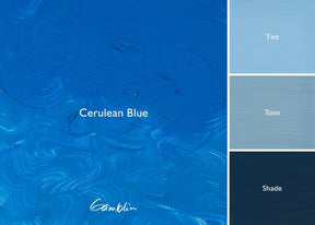 Gamblin 1980 Oil Color - 150ml - Cerulean Blue - The Merri Artist - merriartist.com