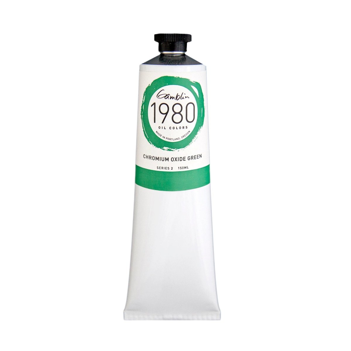Gamblin 1980 Oil Color - 150ml - Chromium Oxide Green - The Merri Artist - merriartist.com