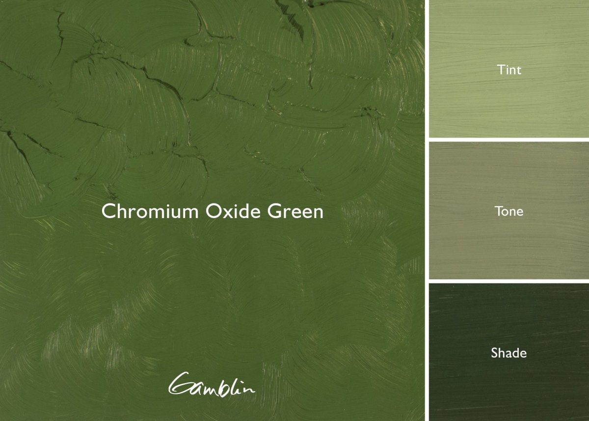 Gamblin 1980 Oil Color - 150ml - Chromium Oxide Green - The Merri Artist - merriartist.com