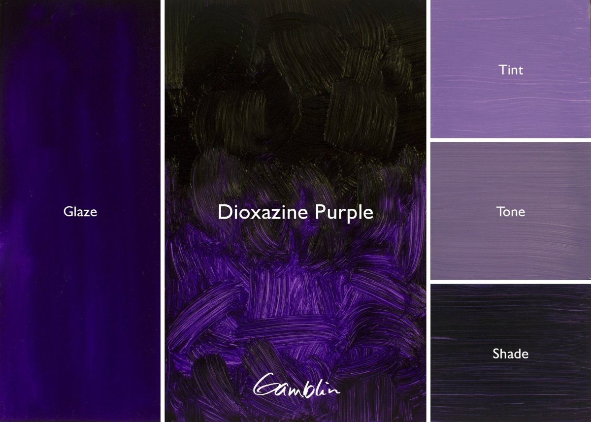 Gamblin 1980 Oil Color - 150ml - Dioxazine Purple - The Merri Artist - merriartist.com