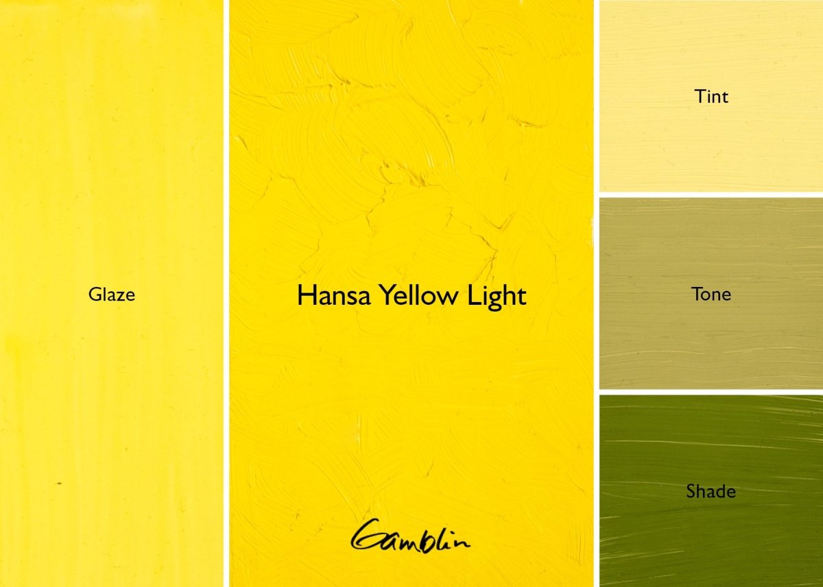 Gamblin 1980 Oil Color - 150ml - Hansa Yellow Light - The Merri Artist - merriartist.com