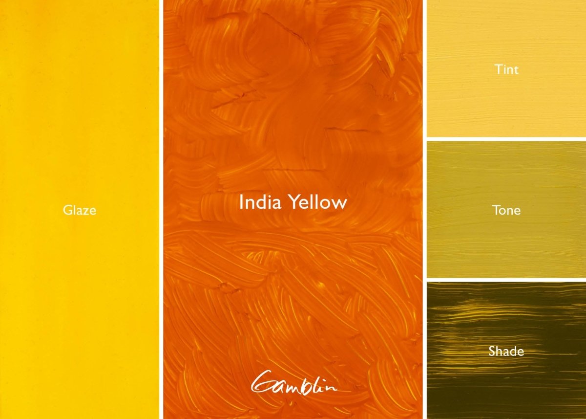 Gamblin 1980 Oil Color - 150ml - India Yellow - The Merri Artist - merriartist.com
