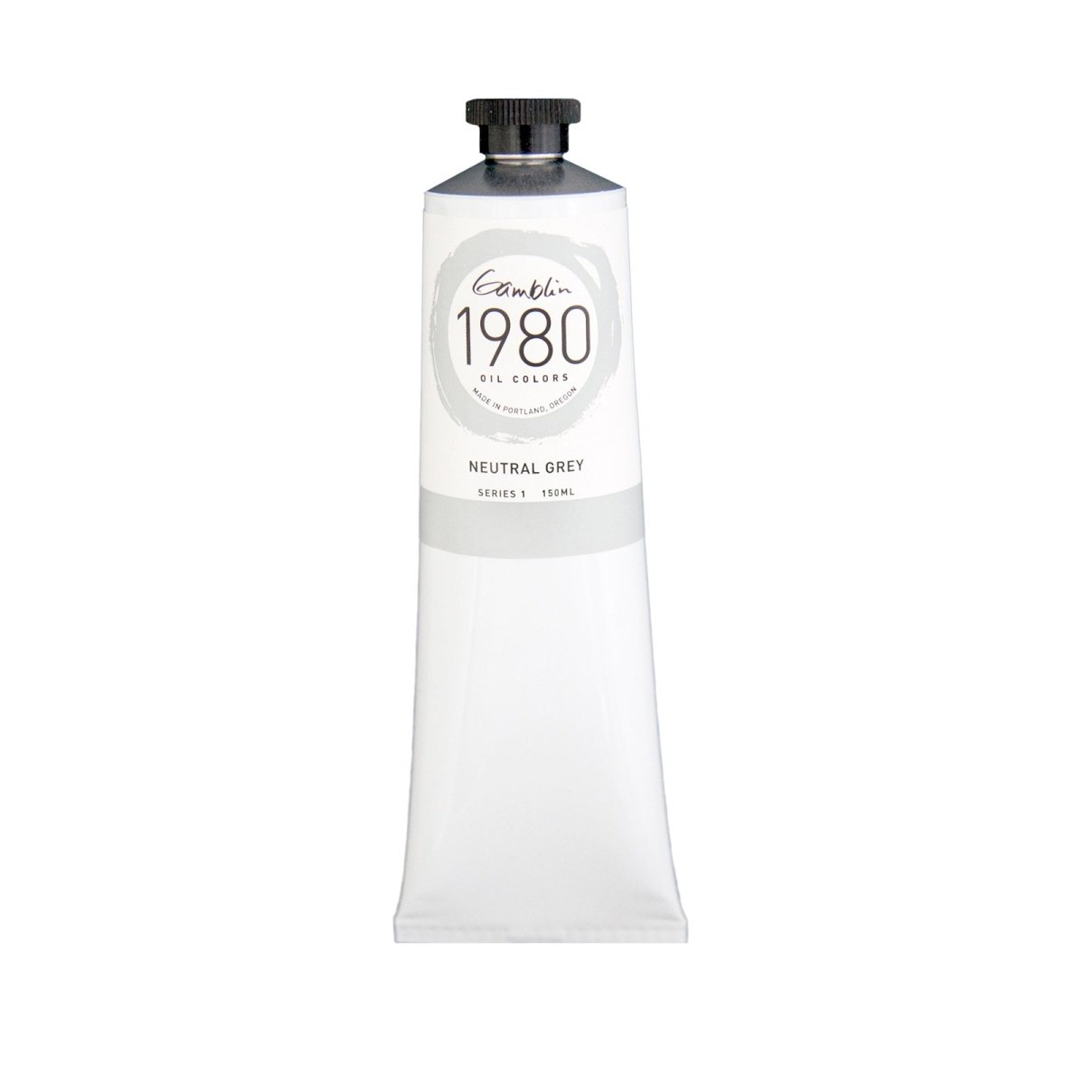 Gamblin 1980 Oil Color - 150ml - Neutral Gray - The Merri Artist - merriartist.com