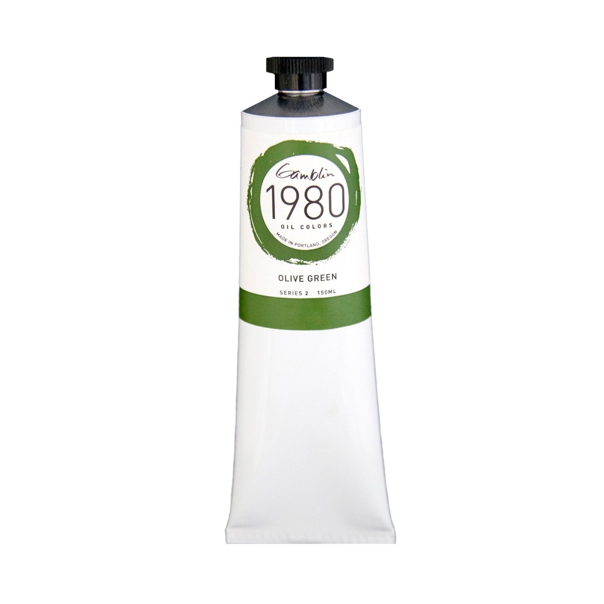 Gamblin 1980 Oil Color - 150ml - Olive Green - The Merri Artist - merriartist.com
