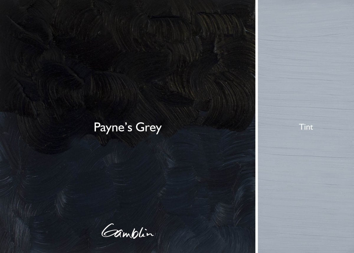 Gamblin 1980 Oil Color - 150ml - Paynes Gray - The Merri Artist - merriartist.com