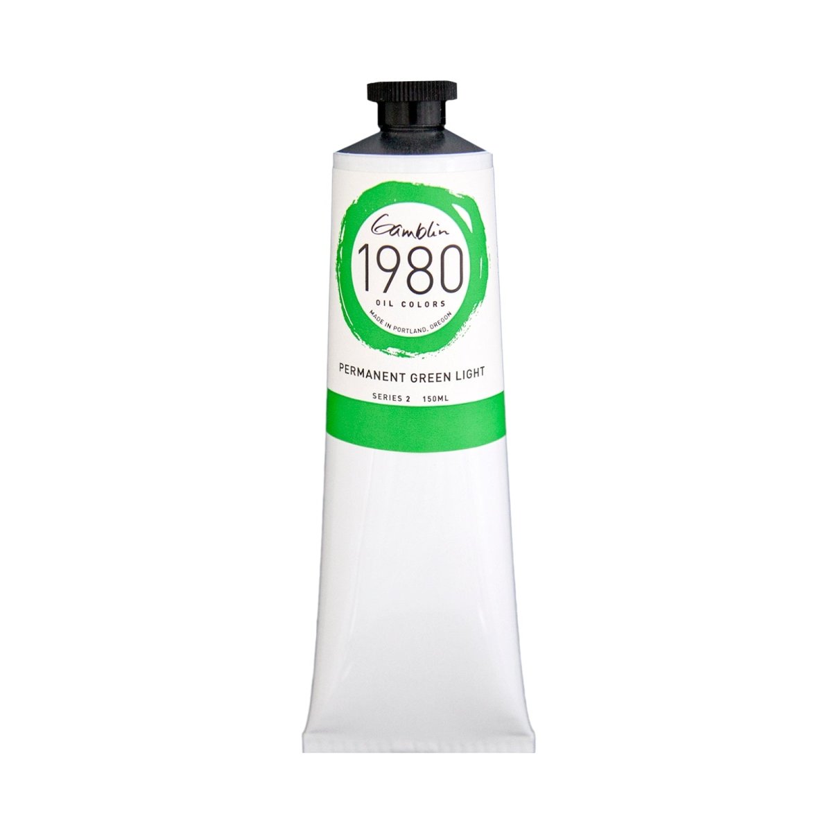 Gamblin 1980 Oil Color - 150ml - Permanent Green Light - The Merri Artist - merriartist.com