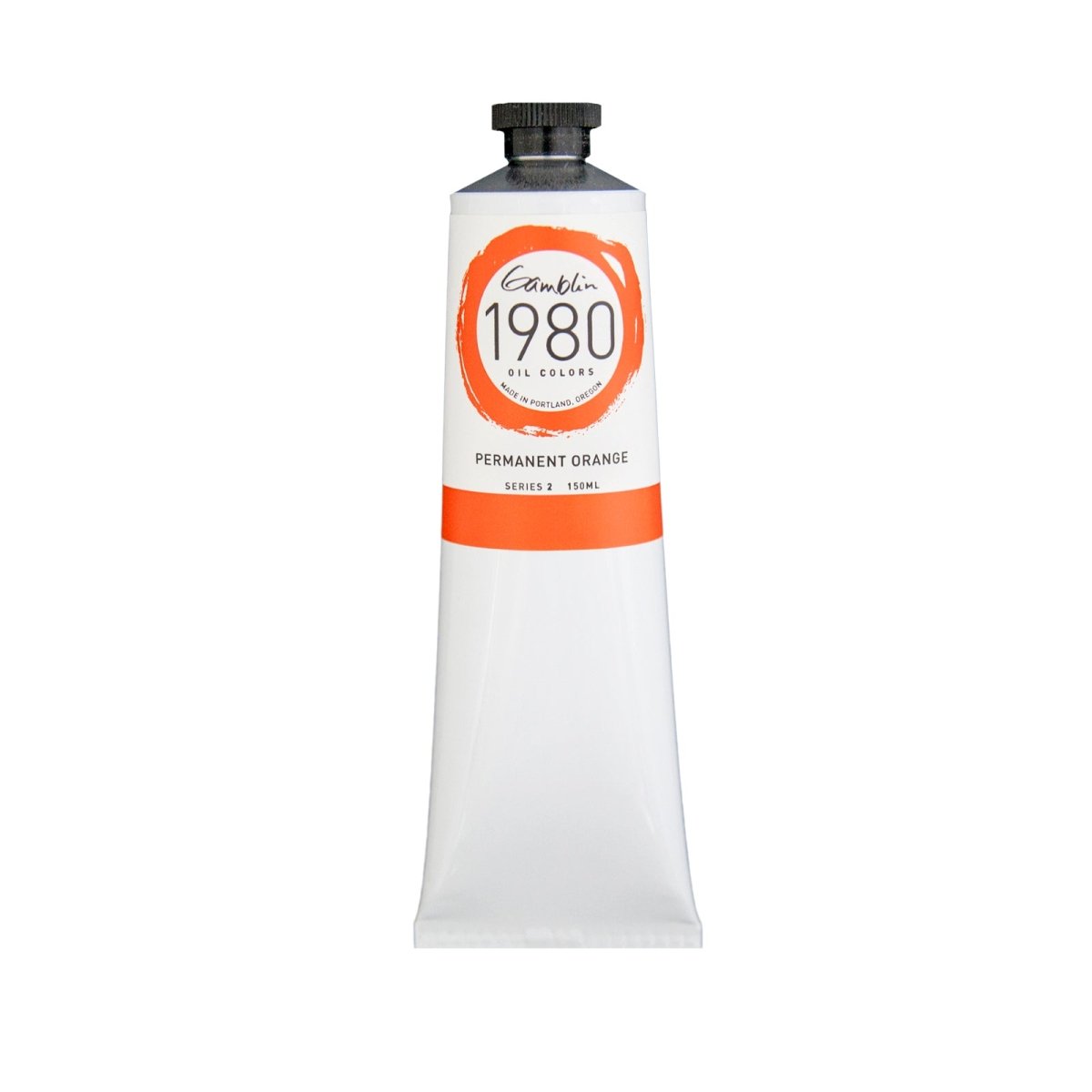 Gamblin 1980 Oil Color - 150ml - Permanent Orange - The Merri Artist - merriartist.com