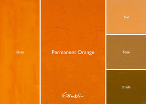 Gamblin 1980 Oil Color - 150ml - Permanent Orange - The Merri Artist - merriartist.com