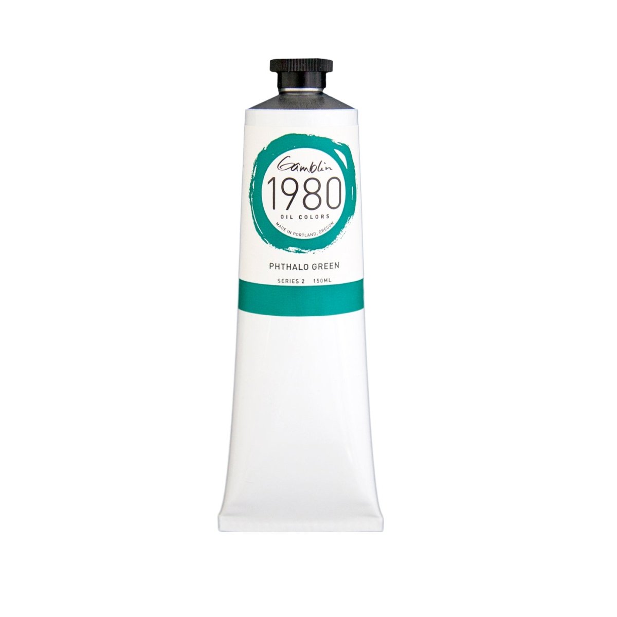 Gamblin 1980 Oil Color - 150ml - Phthalo Green - The Merri Artist - merriartist.com