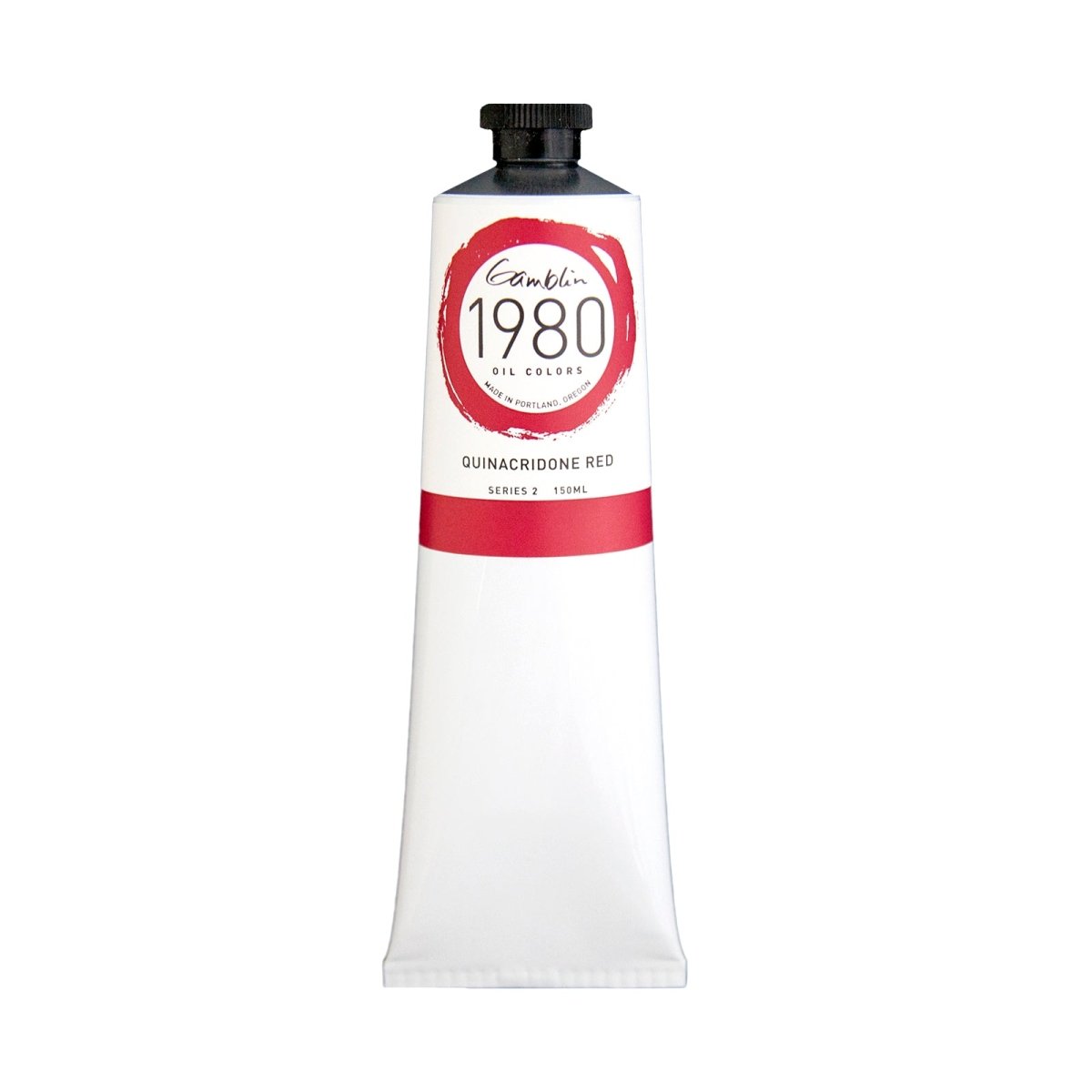 Gamblin 1980 Oil Color - 150ml - Quinacridone Red - The Merri Artist - merriartist.com