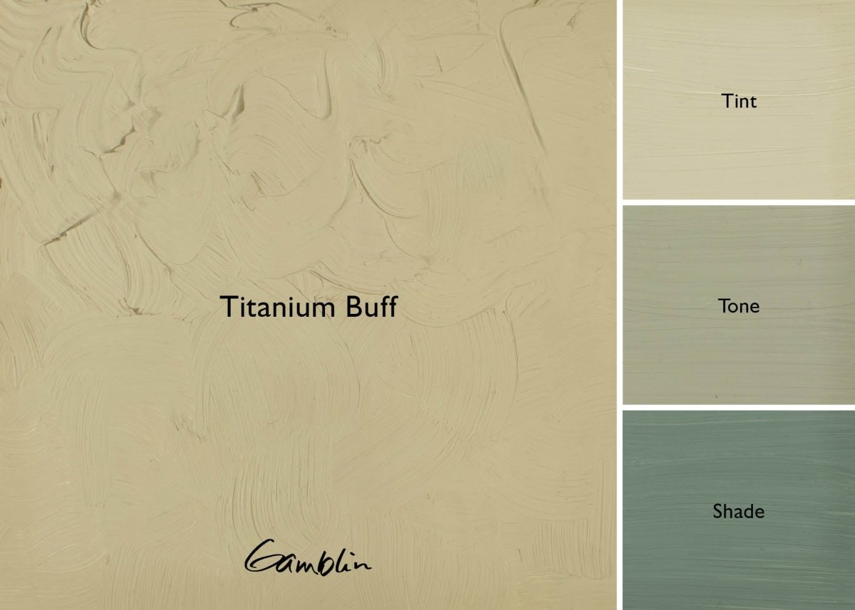 Gamblin 1980 Oil Color - 150ml - Titanium Buff - The Merri Artist - merriartist.com