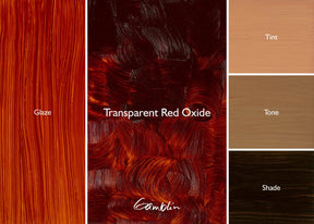 Gamblin 1980 Oil Color - 150ml - Transparent Red Oxide - The Merri Artist - merriartist.com