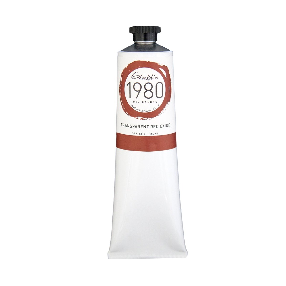 Gamblin 1980 Oil Color - 150ml - Transparent Red Oxide - The Merri Artist - merriartist.com