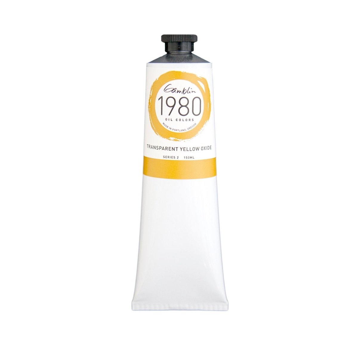Gamblin 1980 Oil Color - 150ml - Transparent Yellow Oxide - The Merri Artist - merriartist.com